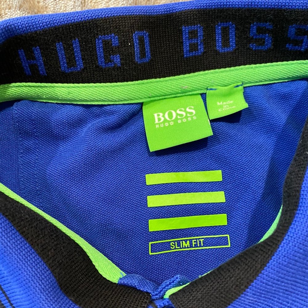 Hugo Boss Polo Shirt Men's Large Slim Fit